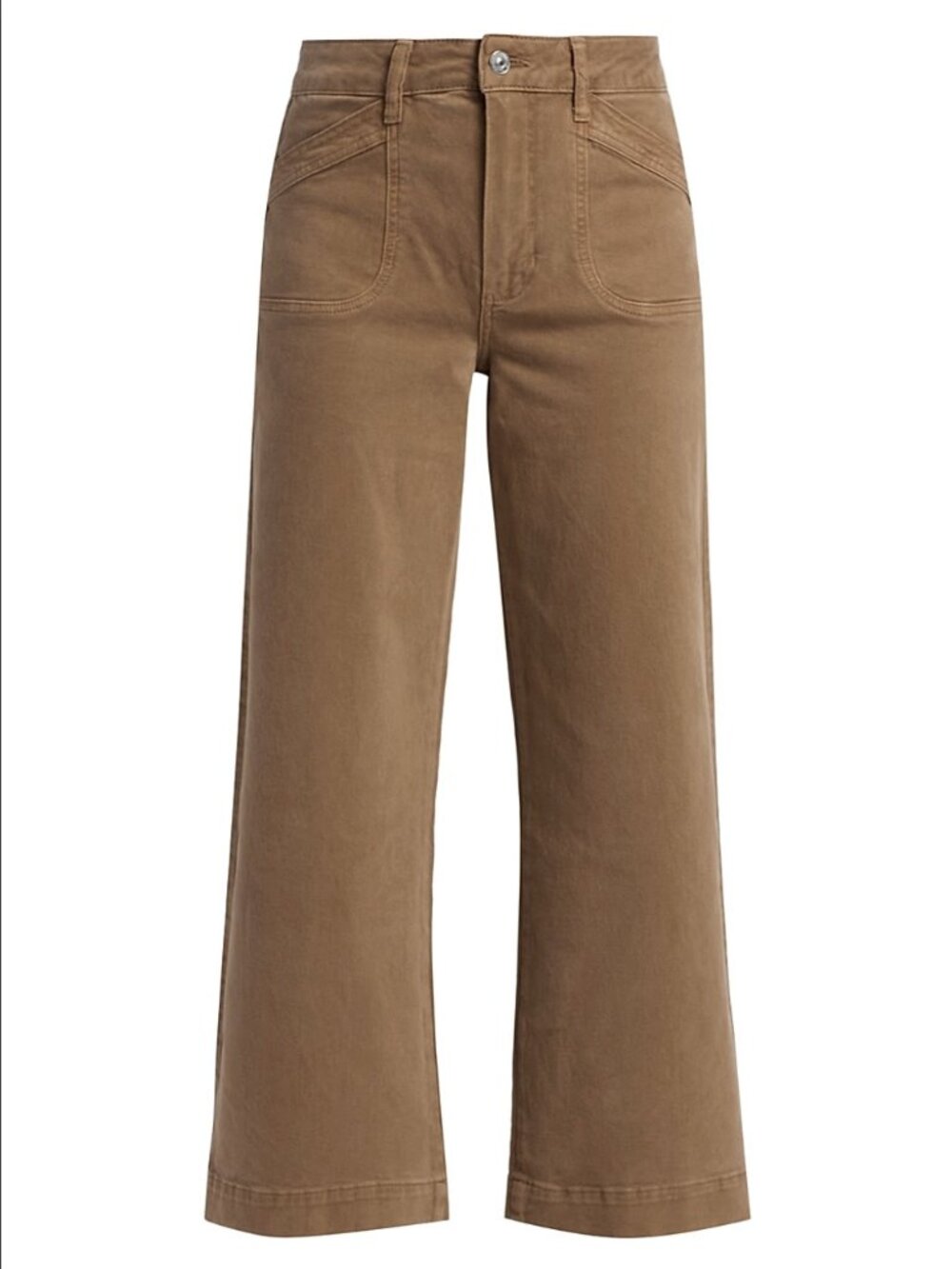 Paige Anessa High-rise Wide-leg Crop Jeans Vintage Canewood - 29